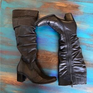 Chic Black Over the Knee Boots